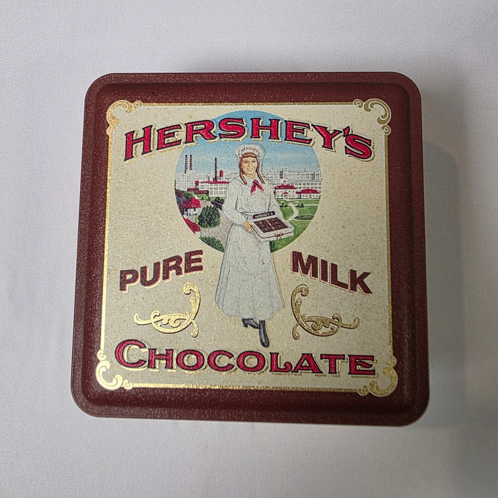 Hershey's Pure Milk Chocolate Tin‎ Vintage Edition #2 1992 Hershey Girl
